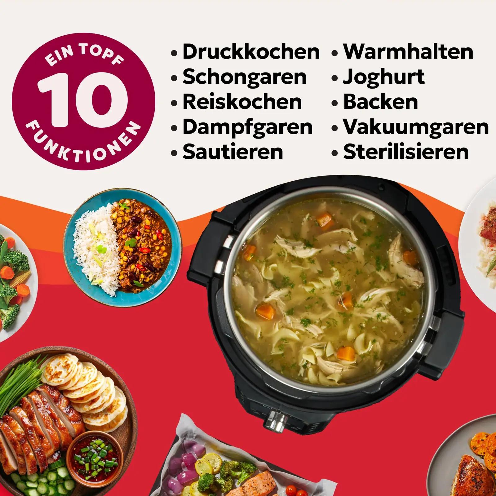 Instant Pot Pro multikeetja 5,7 l, 1200 W – multikeetjad – pilt 6