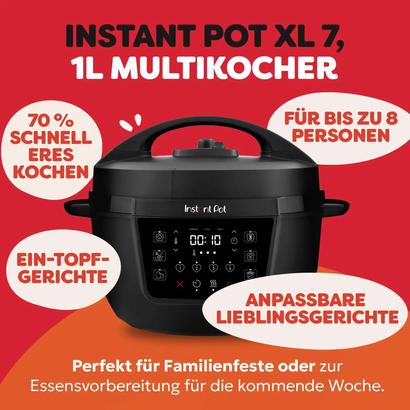 Instant Pot 7 1-liitrine multikeetja köögiseadmena