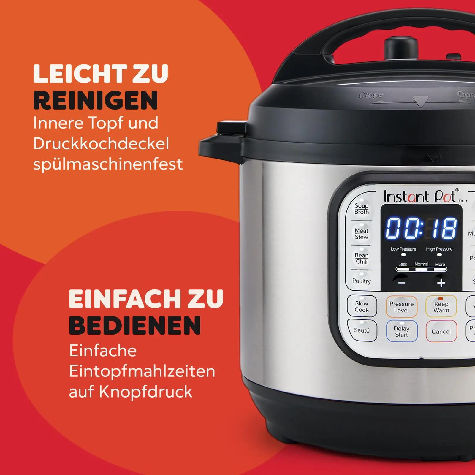 Instant Pot Duo 80 multikeetja, 7,6 l, 1200 W – multikeetjad – lisavaade