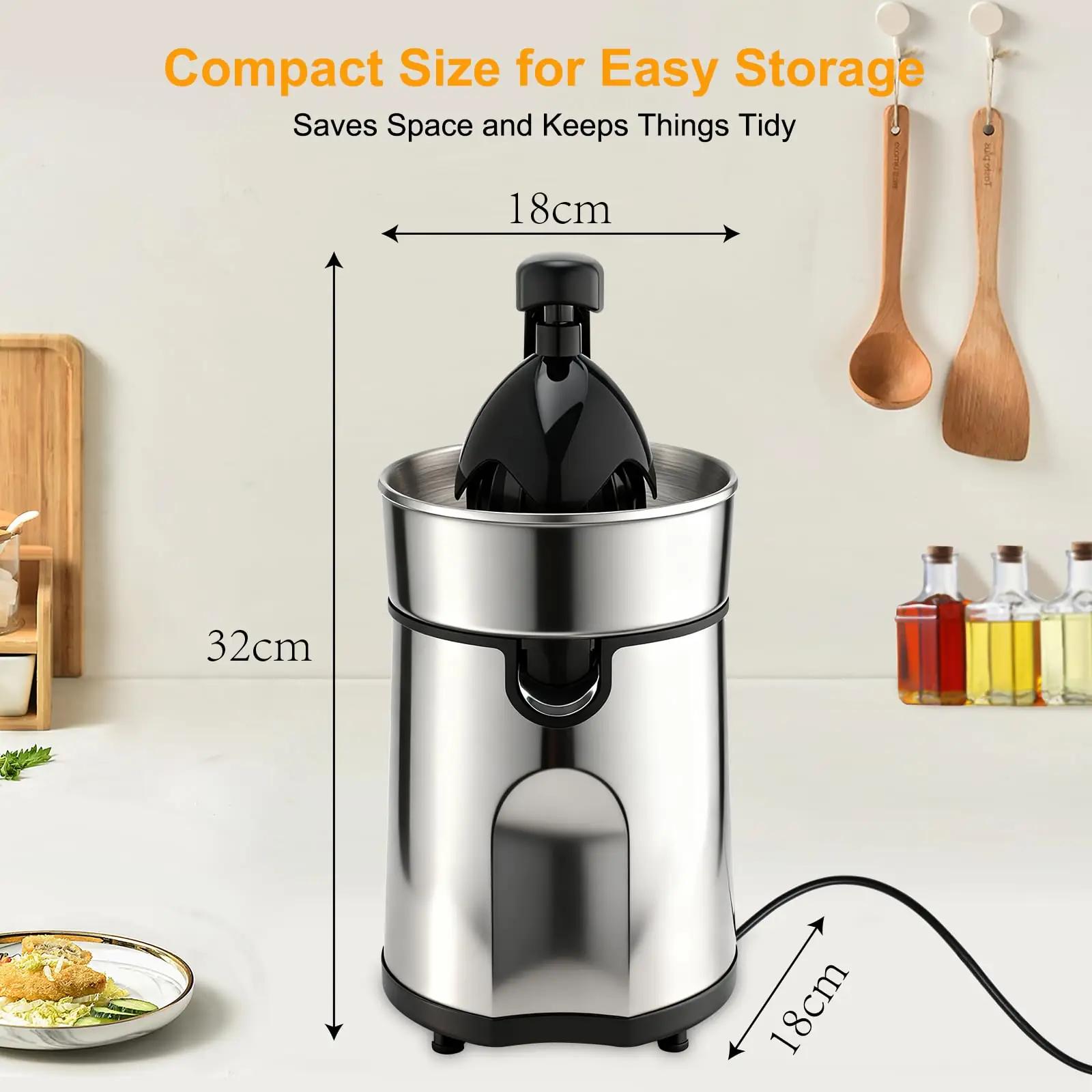 Romon elektriline tsitrusepress 85 W, roostevaba – Citrus Juicers – pilt 8