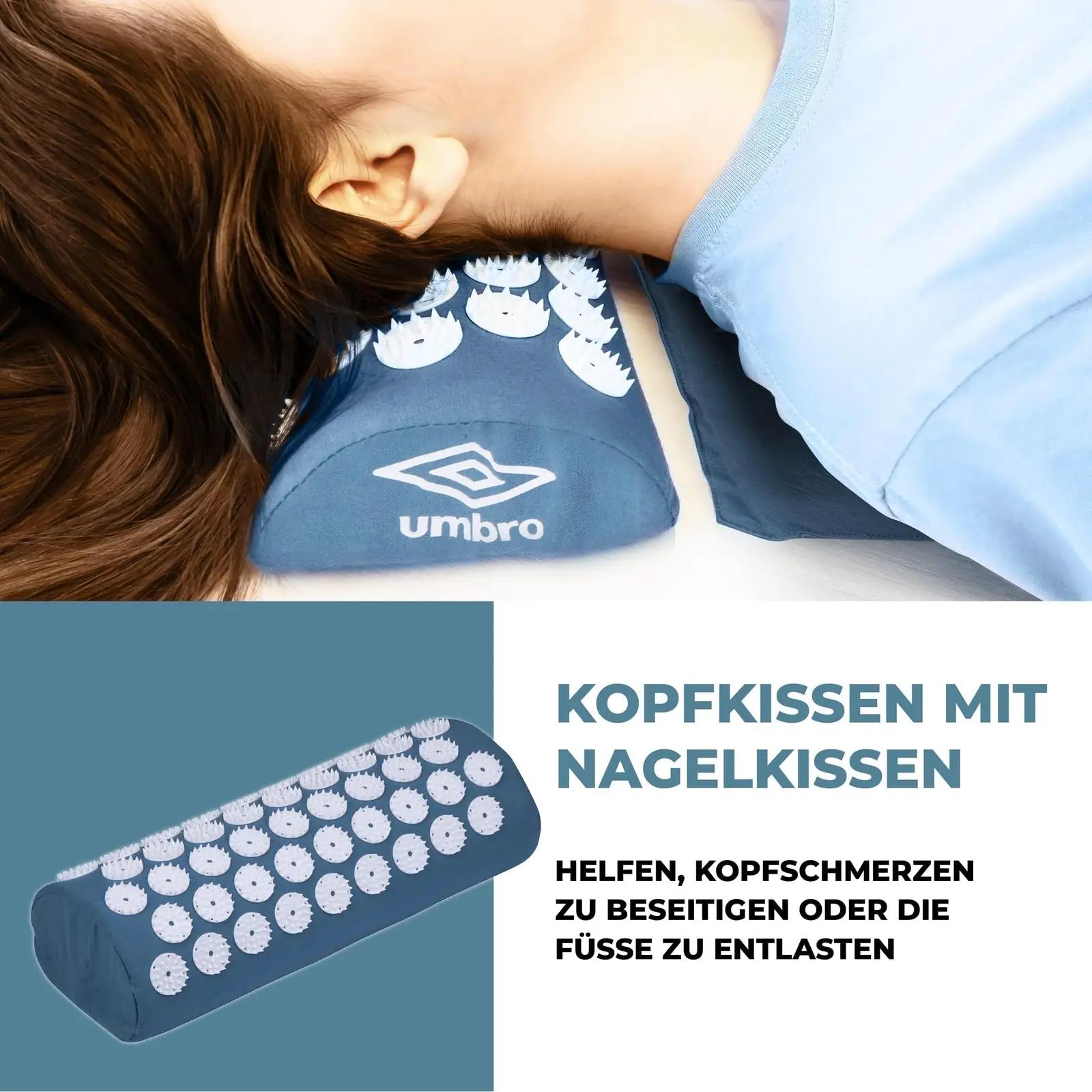 Umbro akupressuurmatt patjaga, sinine 71×42 cm – 0 – lisavaade