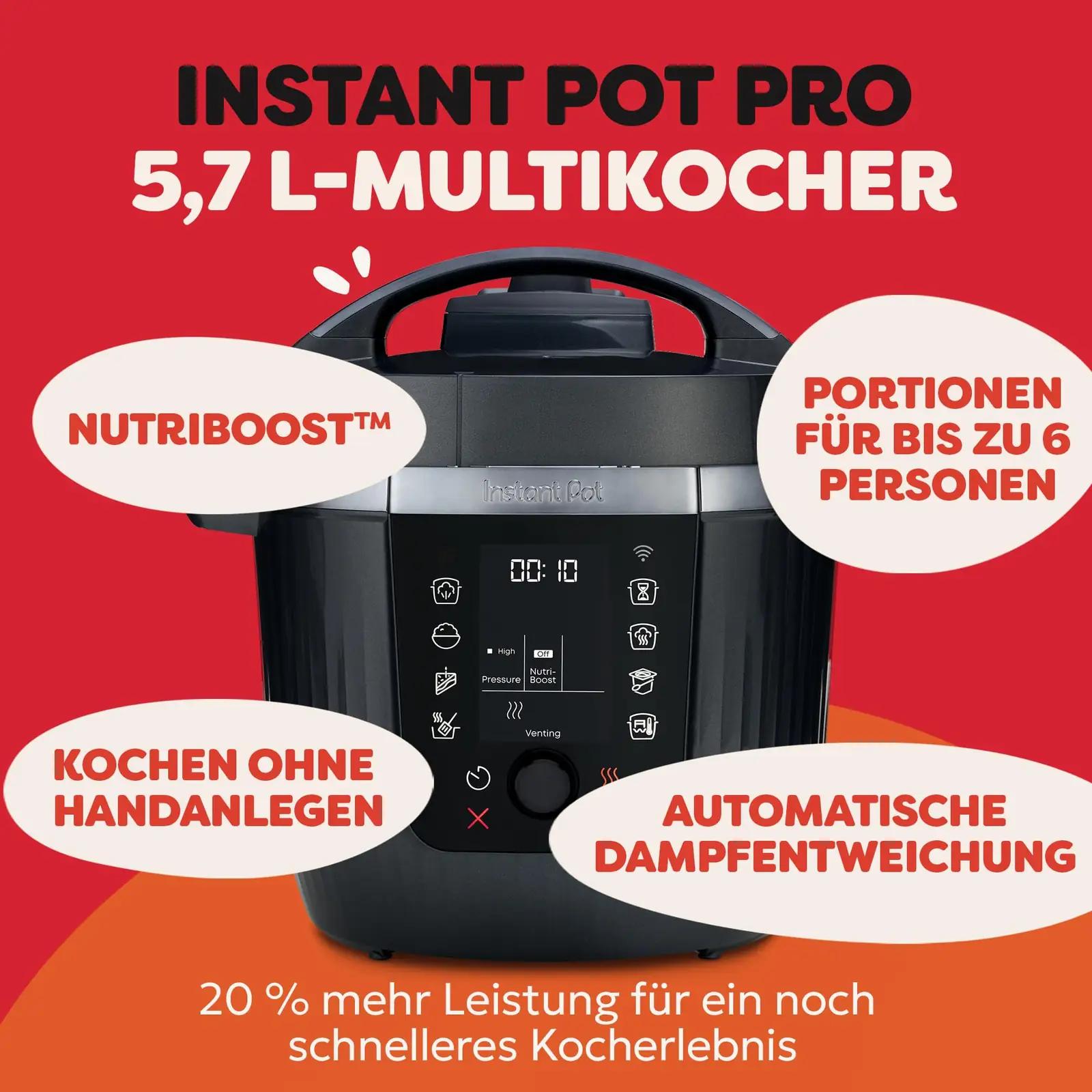Instant Pot Pro 5 7-liitrine multikeetja köögiseadmena