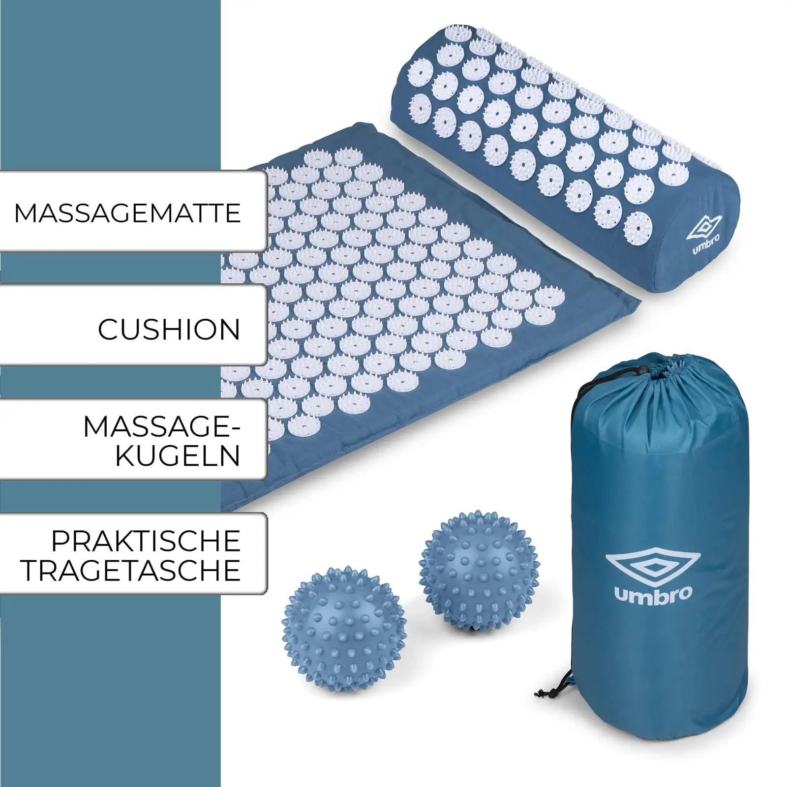 Umbro akupressuurmatt patjaga, sinine 71×42 cm – 0 – pilt 6