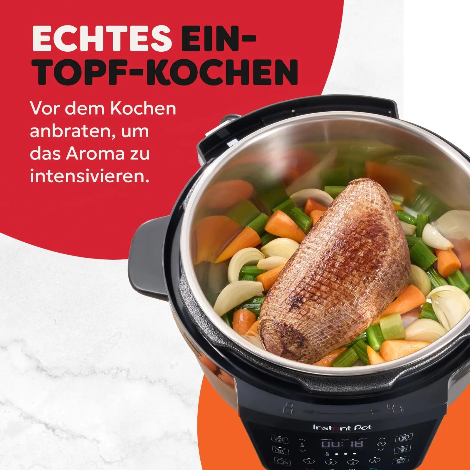 Instant Pot multikeetja XL 7.1 L 7-in-1, must – 140-0019-01-EU – pilt 6