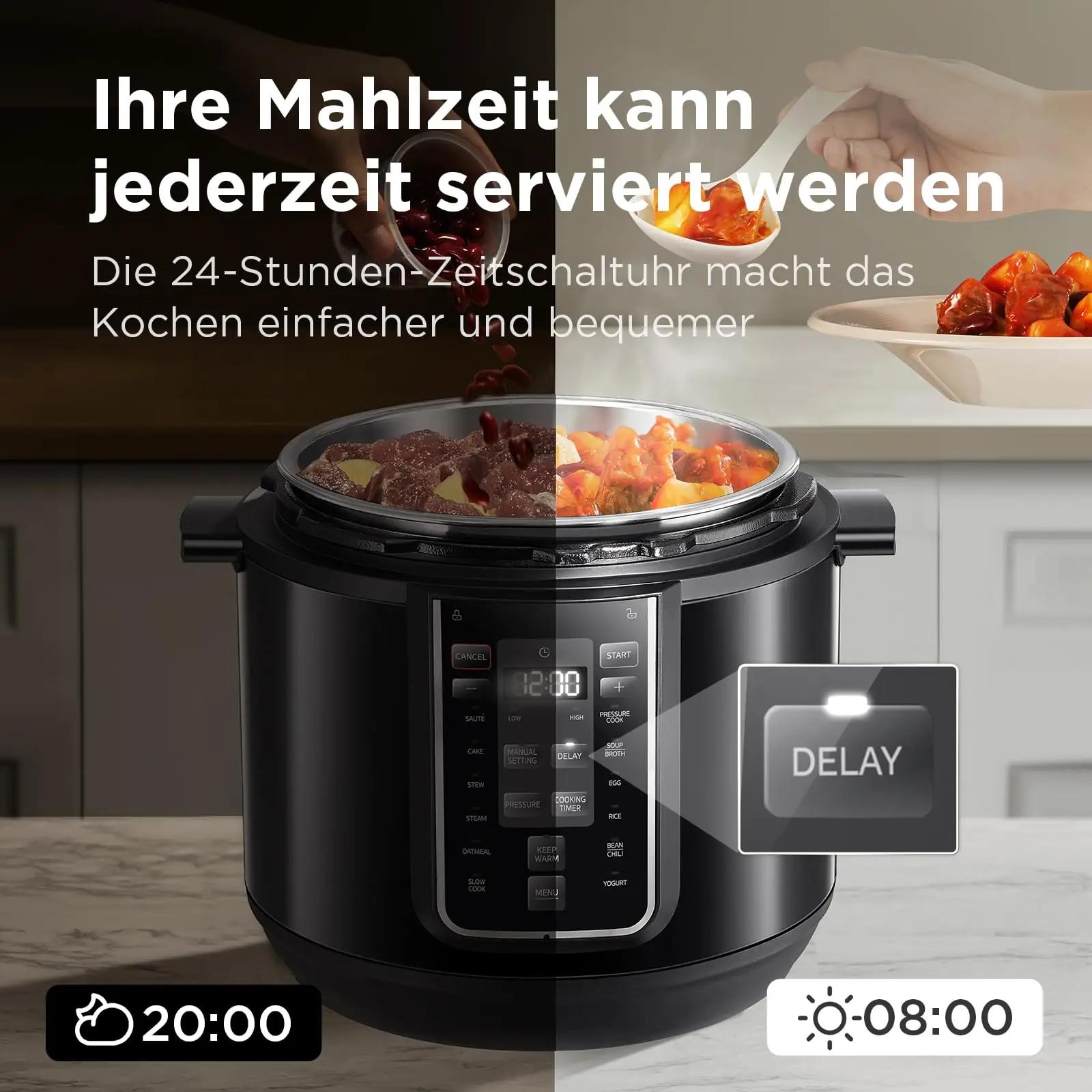 Midea multikeetja MPC802SAMK, 8 l, roostevaba – multikeetjad – lisavaade