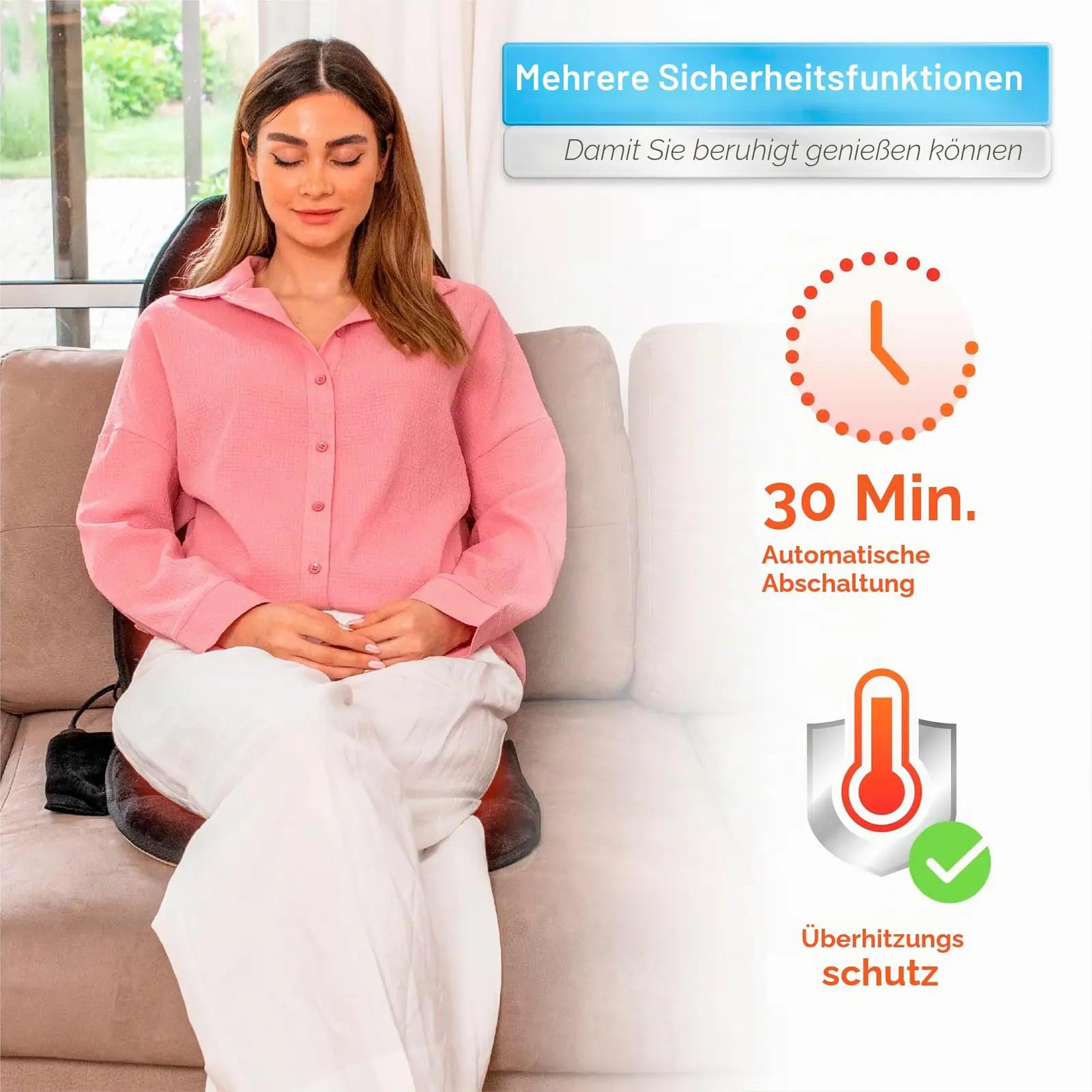COMFIER massaažisitzikate grafiitsoojenduse ja 10 mootoriga – pilt 7