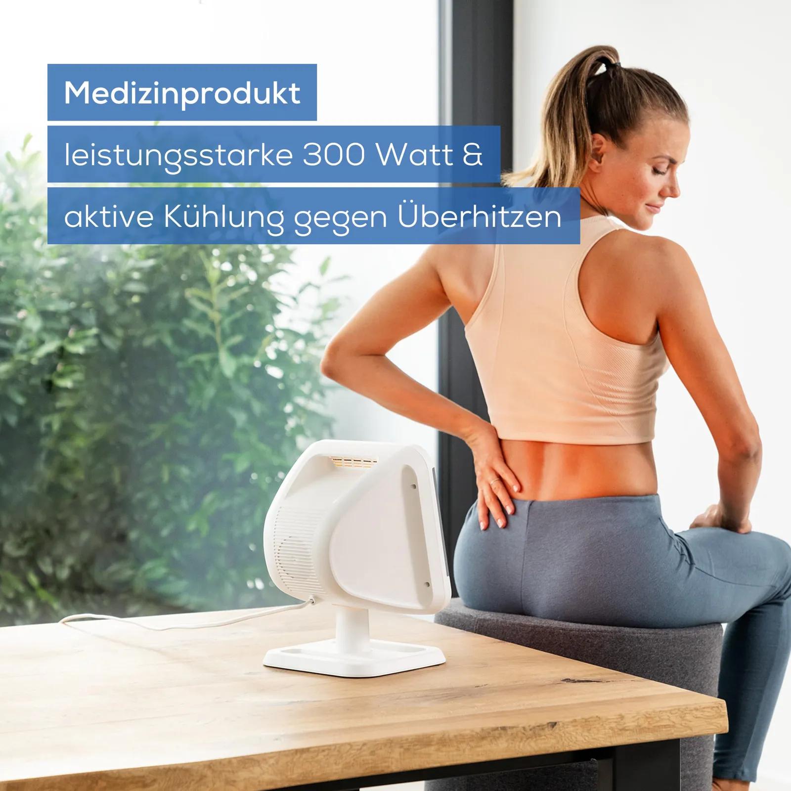 Beurer IL 60 infrapuna soojuslamp 300 W taimeriga – kasutusnäide