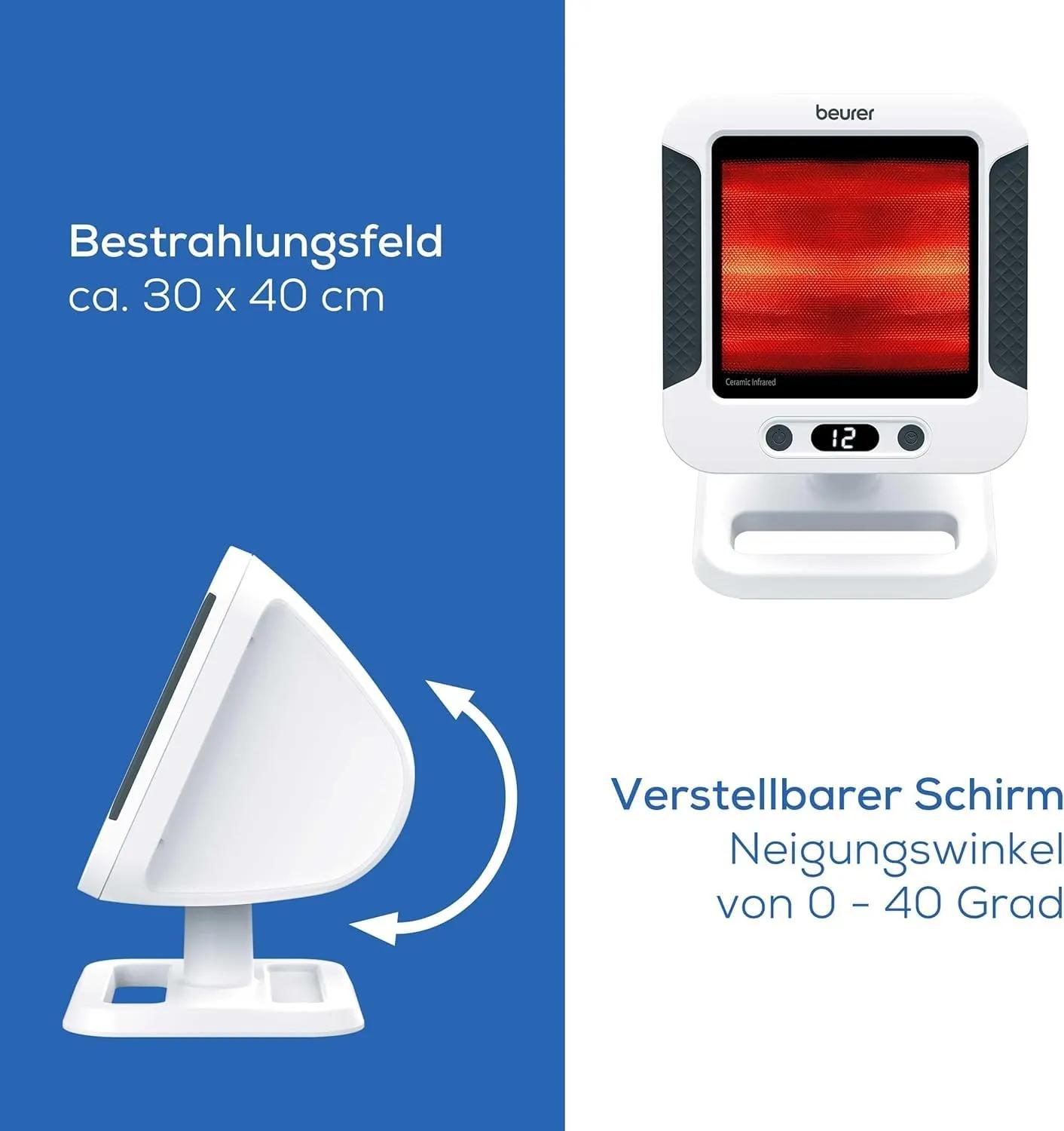 Beurer IL 60 infrapuna soojuslamp 300 W taimeriga – lisavaade