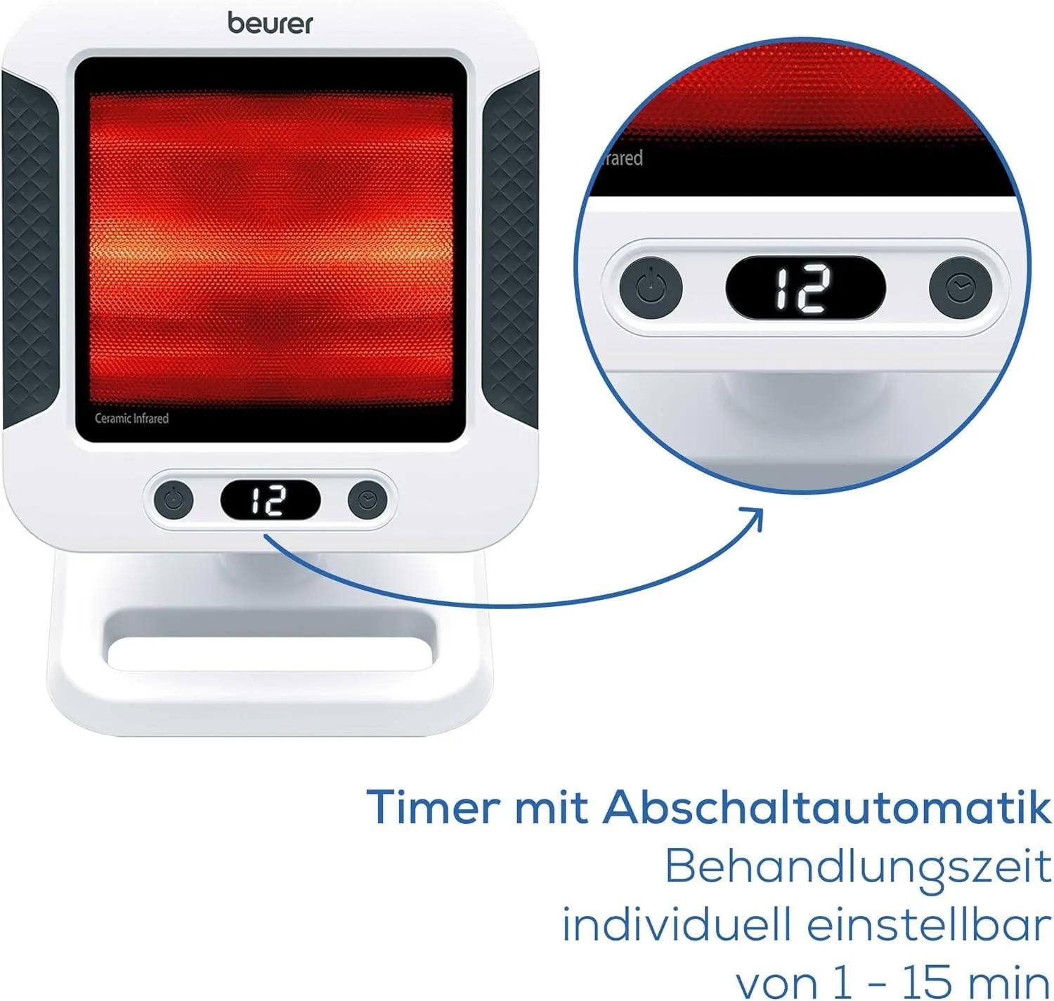 Beurer IL 60 infrapuna soojuslamp 300 W taimeriga – pilt 6