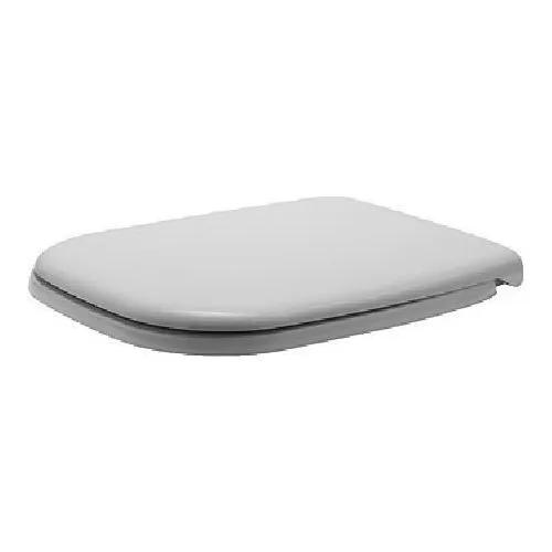 Duravit D-Code prill-laud kaanega, vaikselt sulguv (soft close), valge – kasutusnäide