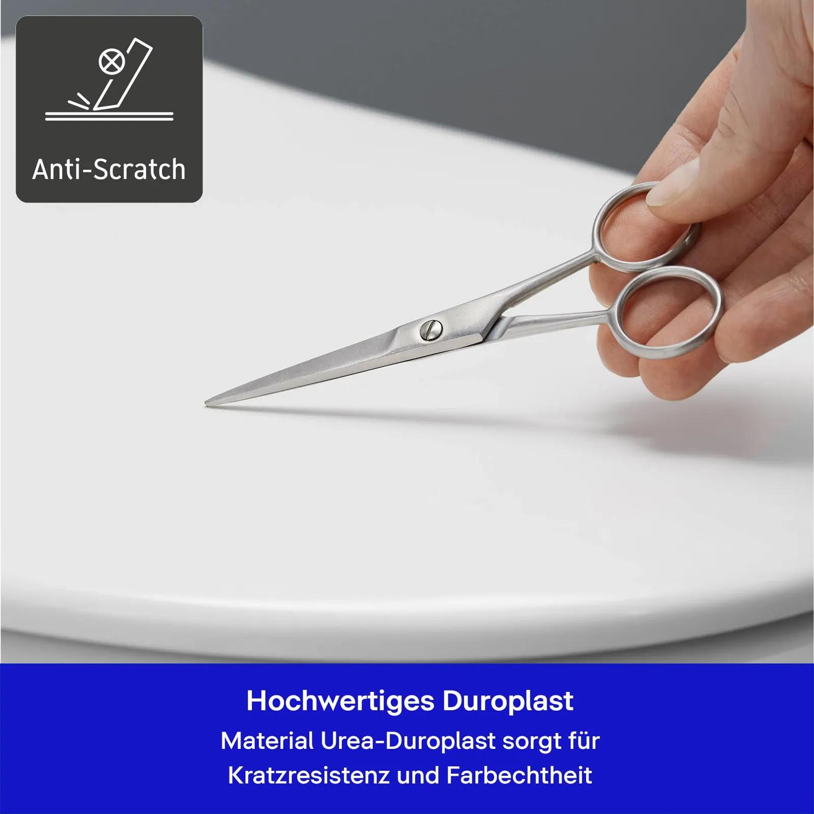 Duravit D-Code prill-laud kaanega, vaikselt sulguv (soft close), valge – lisavaade