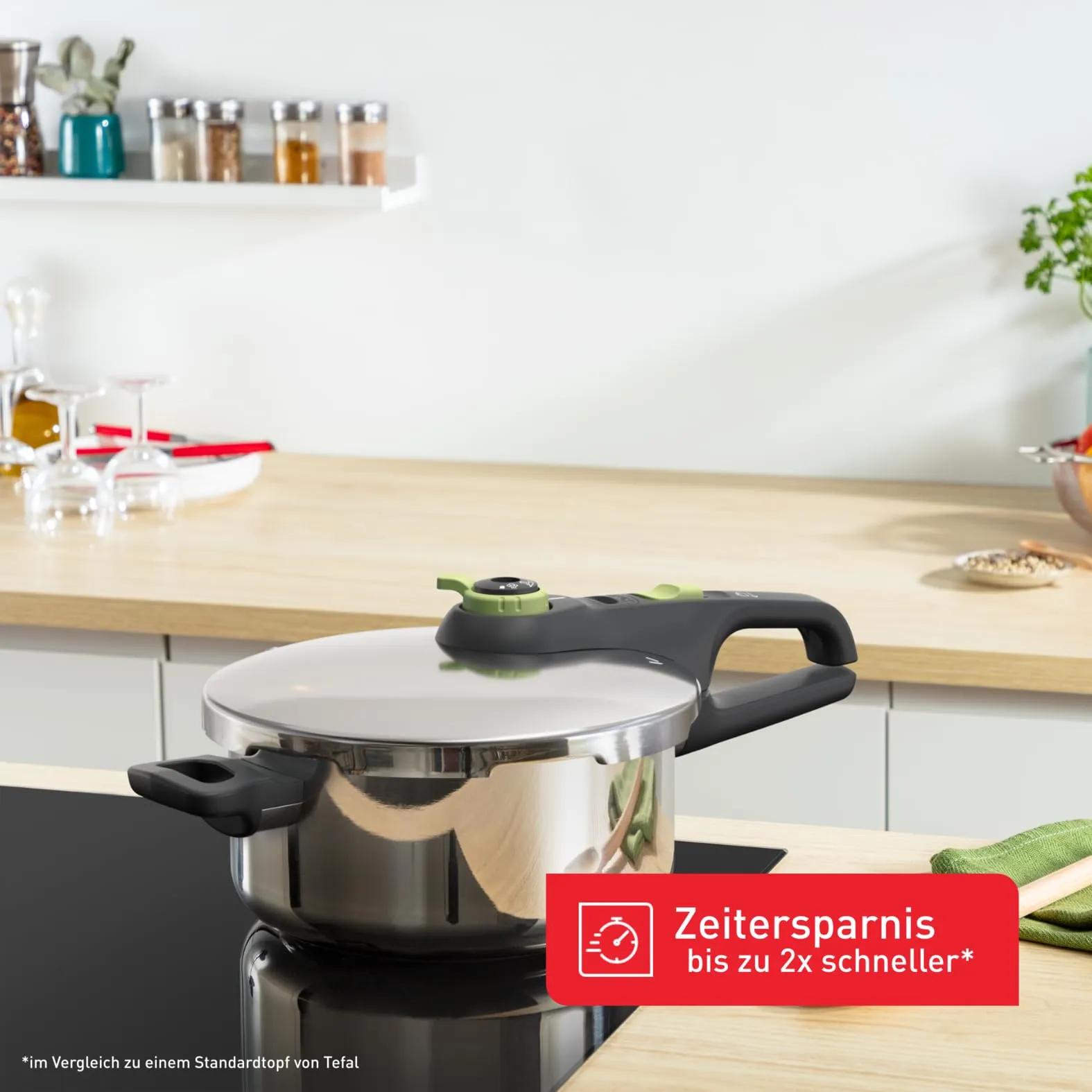 Tefal Secure Trendy kiirkeedupott 4 l, roostevaba teras, induktsioon – pilt 6