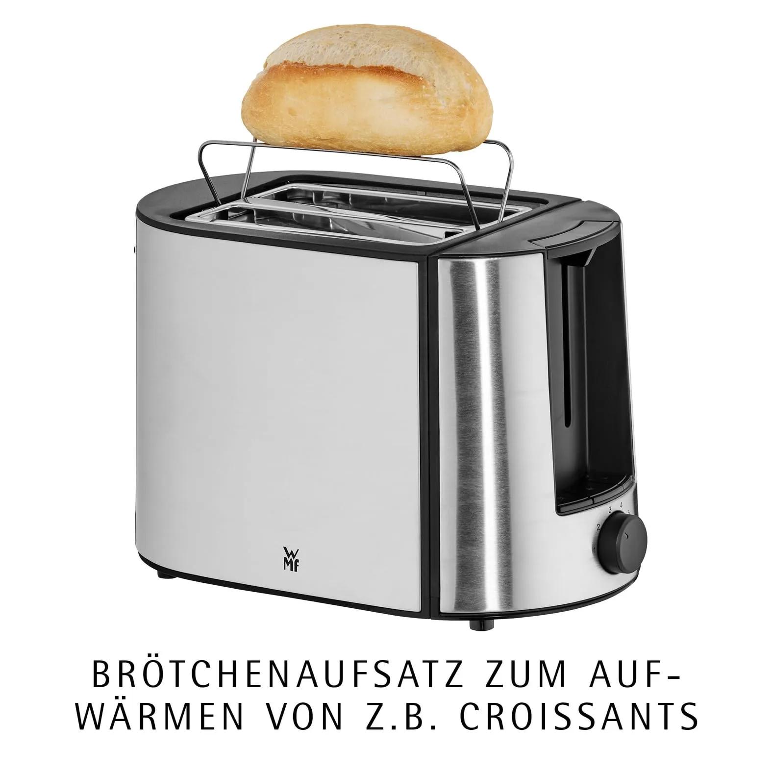 WMF Bueno Pro röster 2 viilule, 870 W, roostevaba teras – kasutusnäide