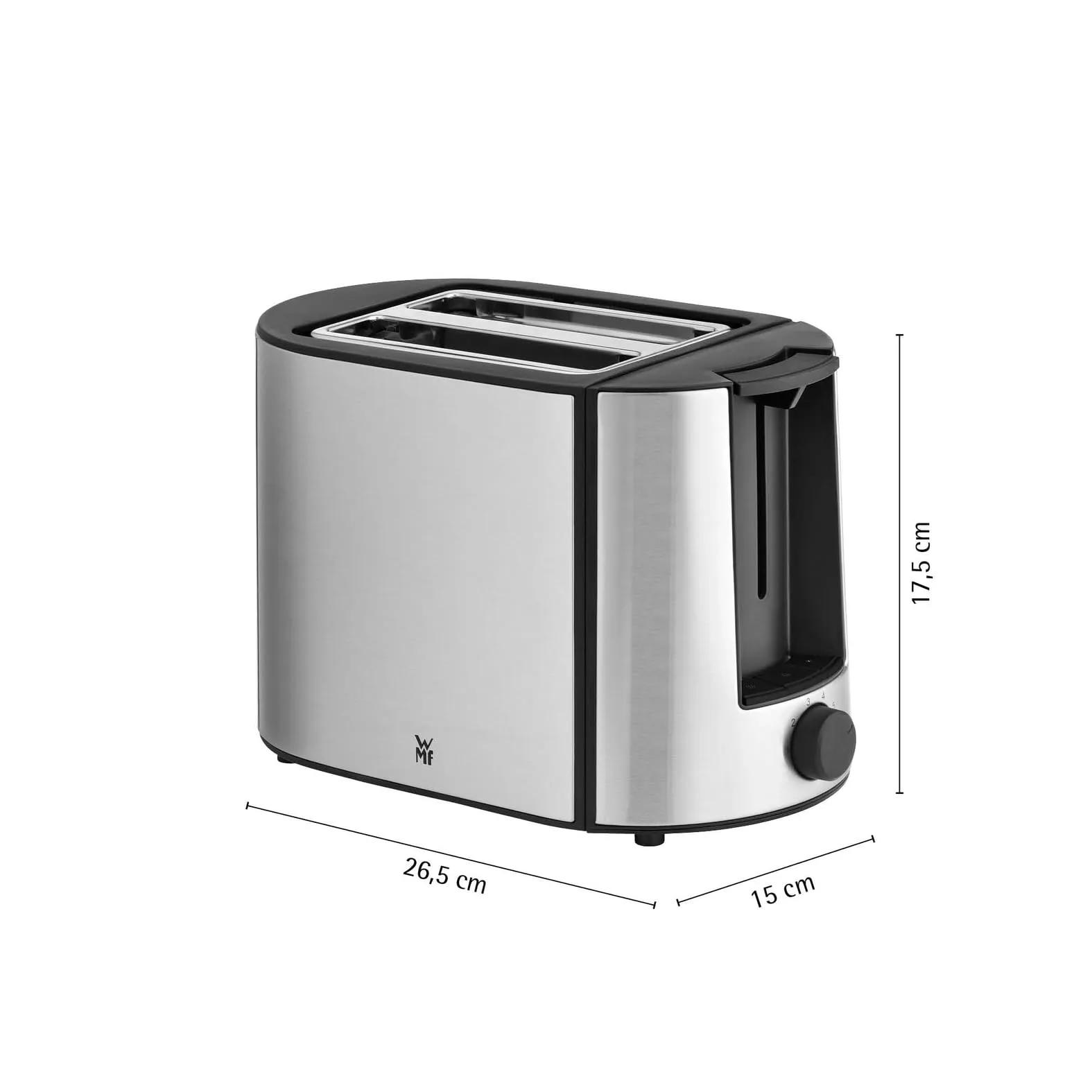 WMF Bueno Pro röster 2 viilule, 870 W, roostevaba teras – lisavaade