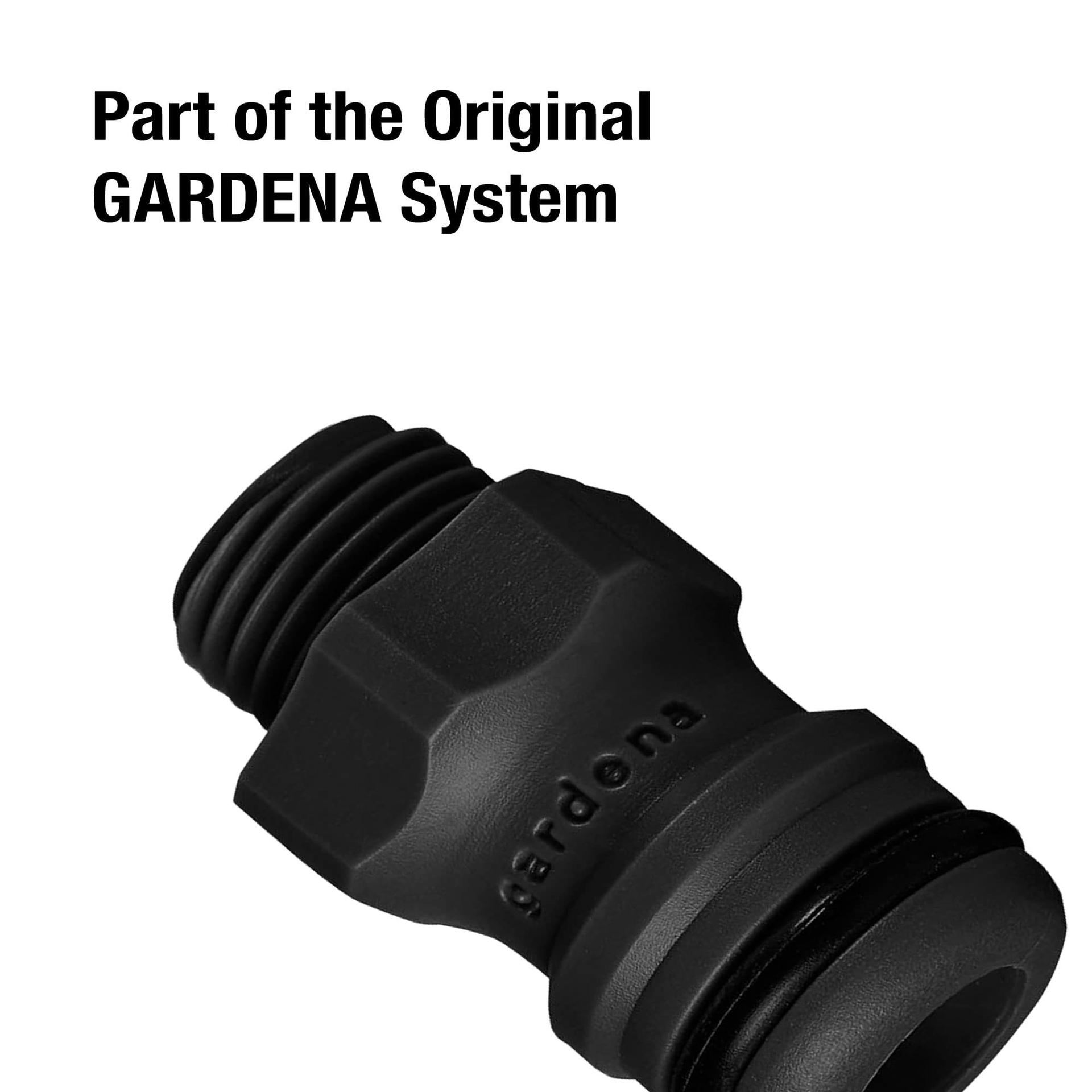 Gardena kiirliitmik kastmisseadmetele 13,2 mm (G1/4) keermega, hall (2920-26) – lisavaade