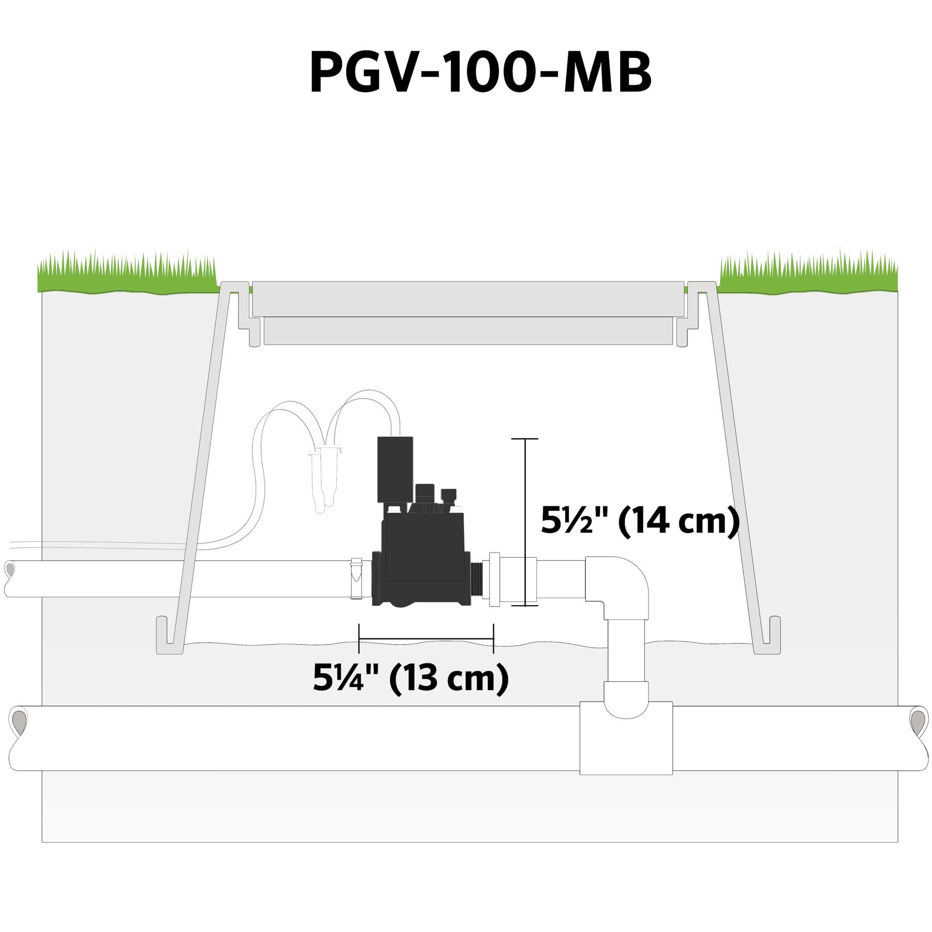 Hunter PGV-100-MB kastmisklapp 25 mm väliskeermega, ilma vooluhulga reguleerimiseta – pakend ja tarvikud