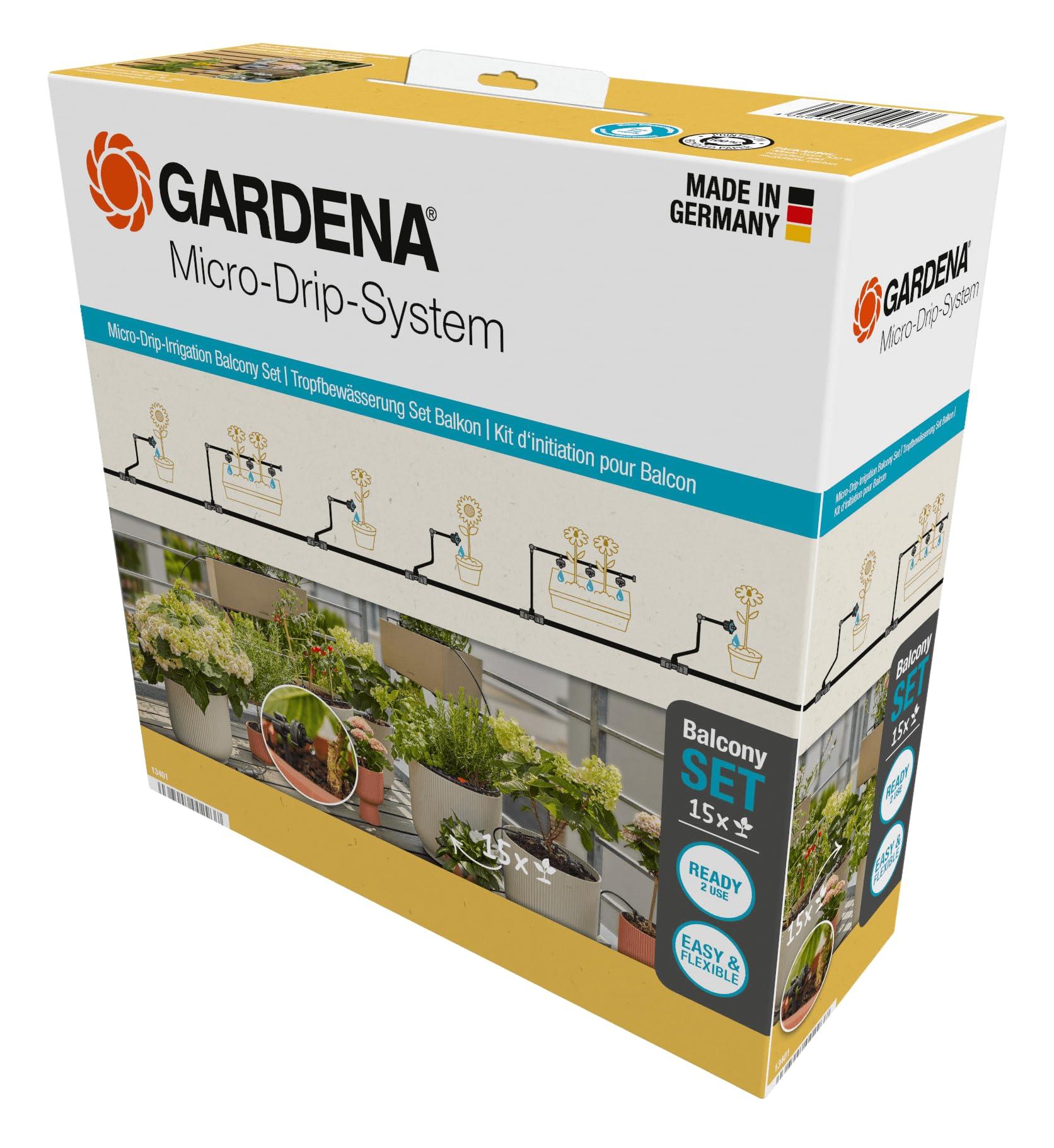 Gardena Micro-Drip-System tilkkastmise komplekt rõdule, 15 taimele