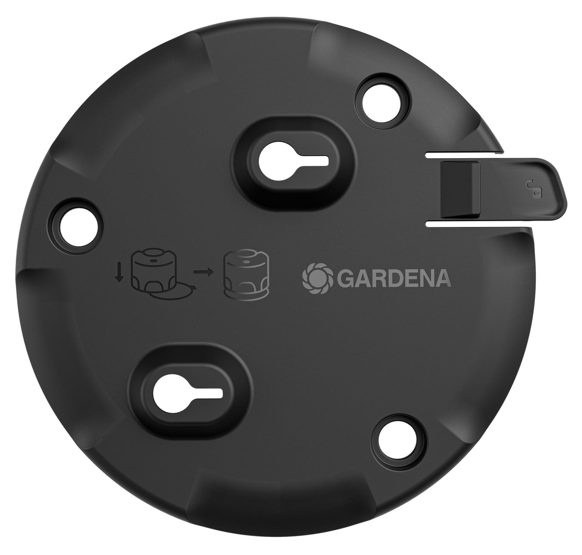 Gardena AquaPrecise paigaldusplaat maapinda kinnitamiseks, tumehall, 16022-20