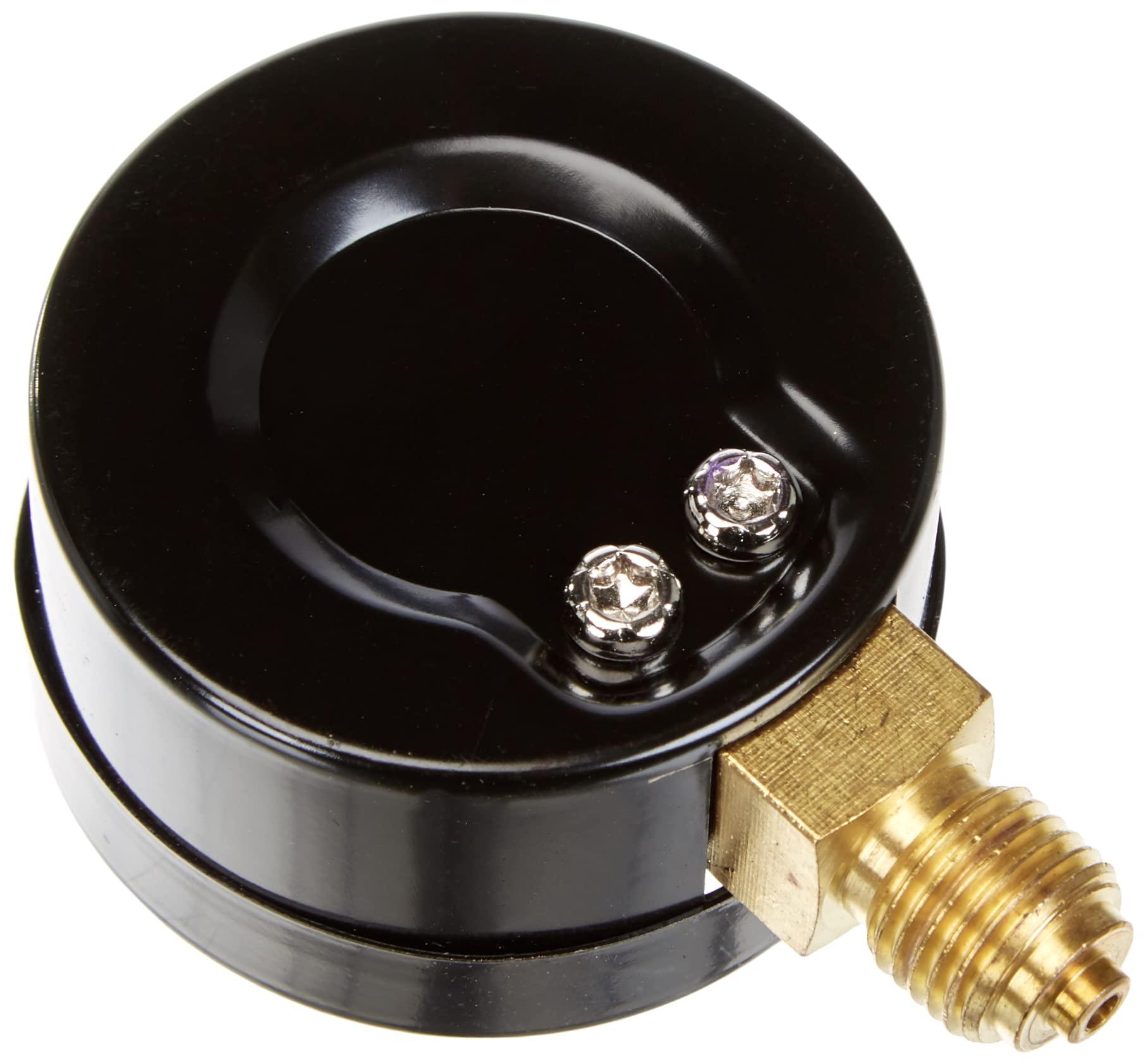 AQUA CONTROL C6199 veesurve manomeeter, metall, 0–10 bar, keere 1/4″ ja 1/2″ – pakend ja tarvikud