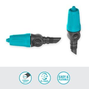 Gardena Micro-Drip reguleeritav lõpptilguti 0–15 l/h, 10 tk (13305-20)