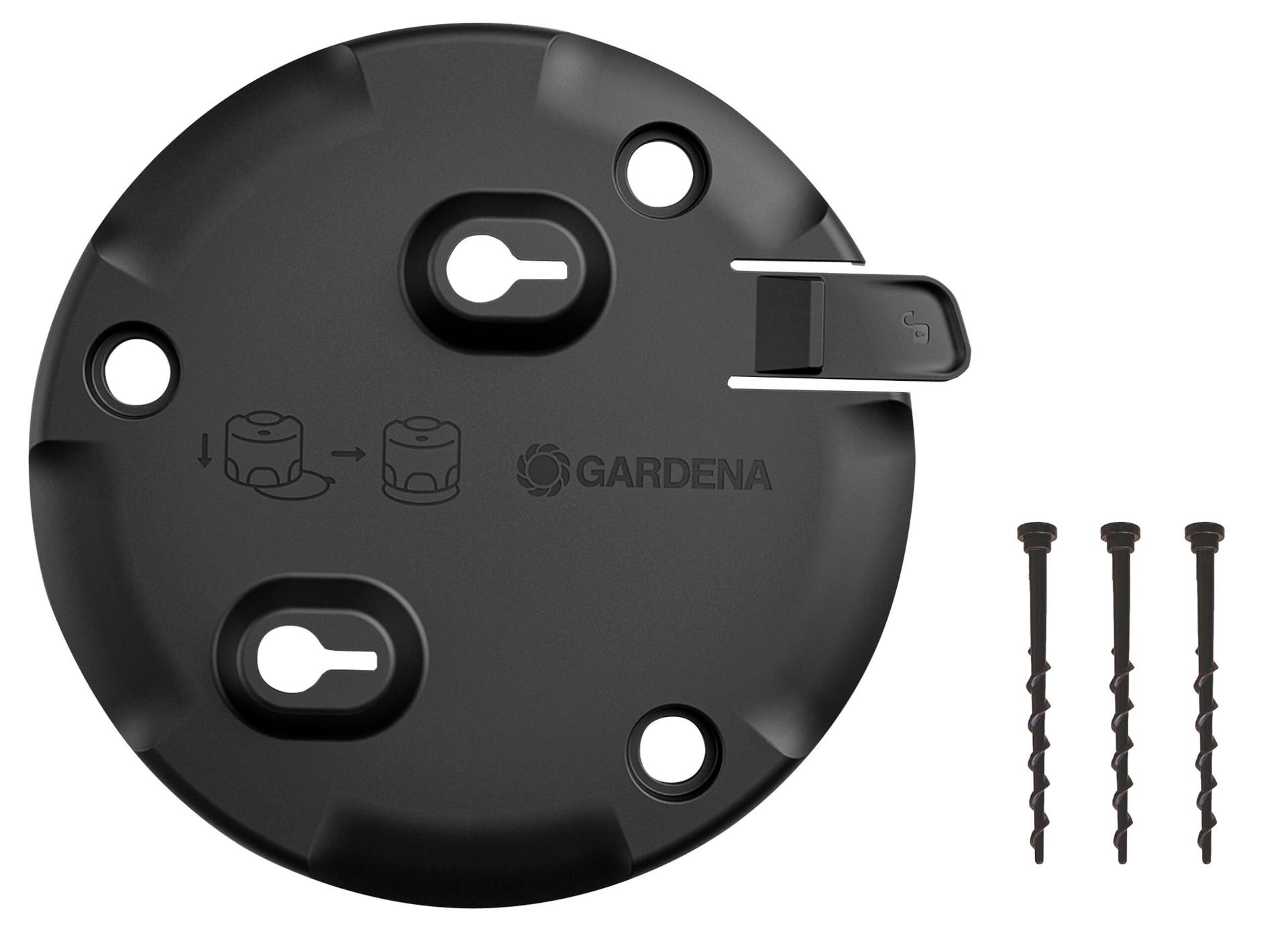 Gardena AquaPrecise paigaldusplaat maapinda kinnitamiseks, tumehall, 16022-20