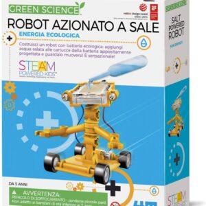 4M soolaveega töötav robot, ehituskomplekt lastele