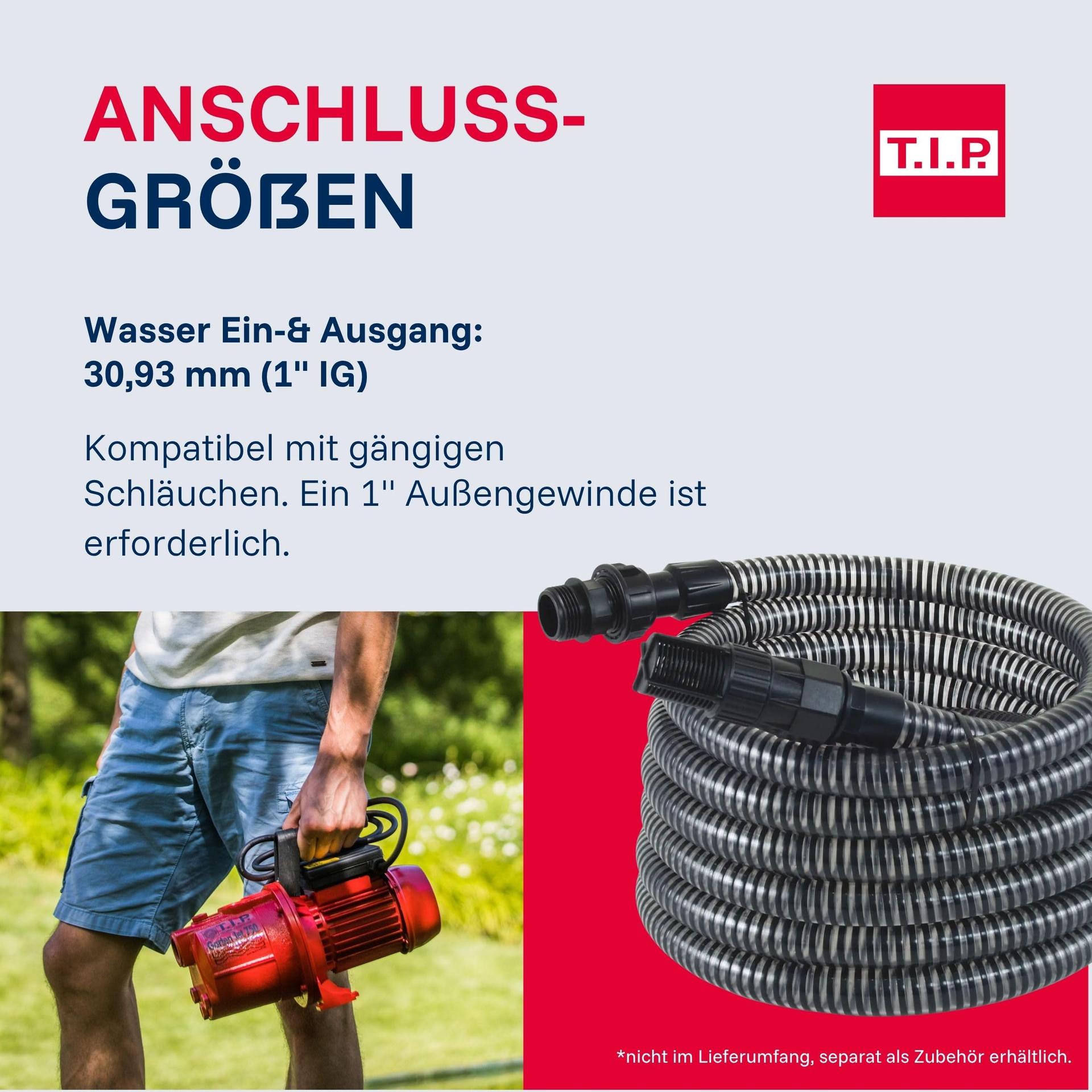 T.I.P. Garten-Jet 750 aiapump, malmkorpus, 2800 l/h, 4,2 bar – pilt 8