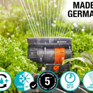 Gardena ZoomMaxx reguleeritav muruvihmuti raskusalusega, kuni 2300 m²