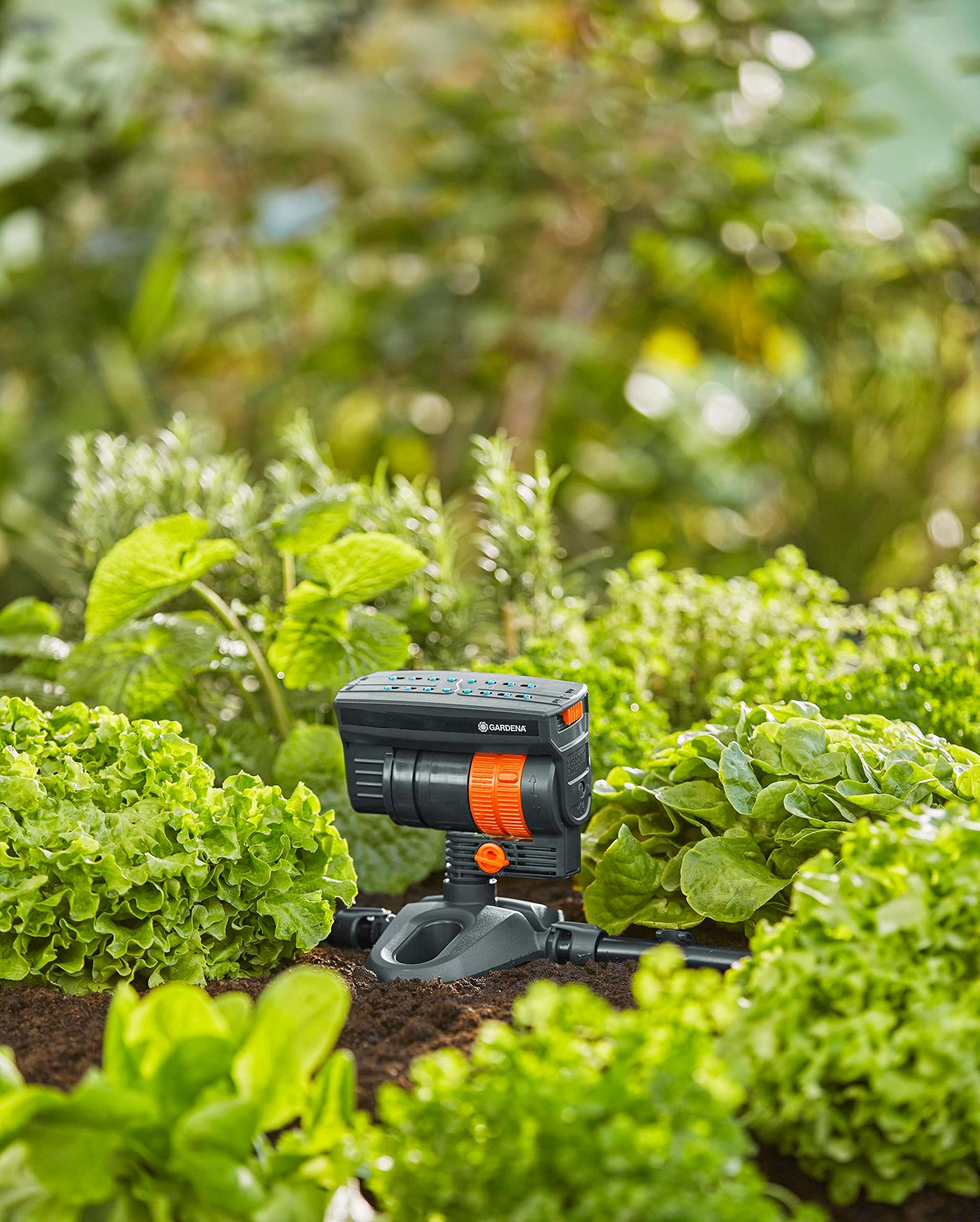 Gardena Micro-Drip-System ristkülikvihmuti OS 90, kuni 90 m², Quick & Easy – pakend ja tarvikud