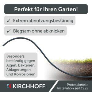 Kirchhoff HDPE veetoru aiakastmiseks 32 mm × 25 m, must