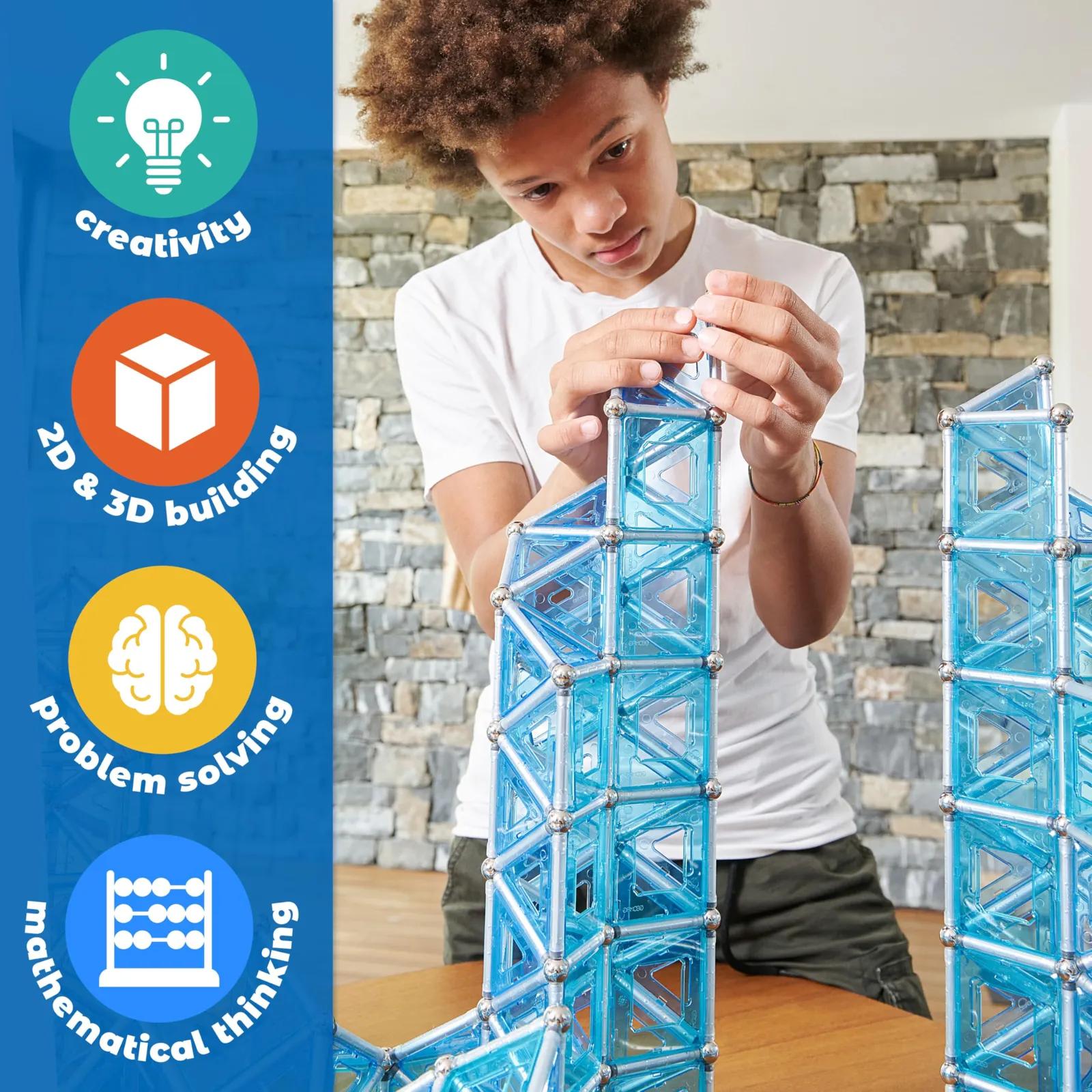 Geomag PRO-L magnetkonstruktor 110 osa, vardad, kuulid ja paneelid – pilt 6