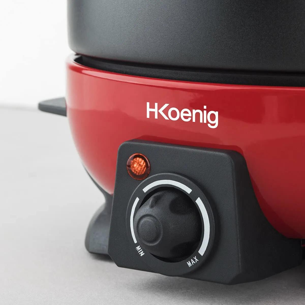 H.Koenig ALP1800 elektriline fondüü 2 l, 6 kahvlit, 800 W – lisavaade