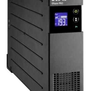 Eaton USV Ellipse PRO 1600 DIN - Line-Interactive UPS - ELP1600DIN - 1600VA (8 IEC väljundit) - Pinge stabiliseerimine (AVR) - UPS koos ekraaniga ja USB-liidesega (kaasas USB-kaabel)