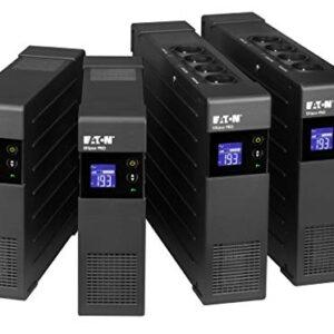 Eaton USV Ellipse PRO 1600 DIN - Line-Interactive UPS - ELP1600DIN - 1600VA (8 IEC väljundit) - Pinge stabiliseerimine (AVR) - UPS koos ekraaniga ja USB-liidesega (kaasas USB-kaabel)