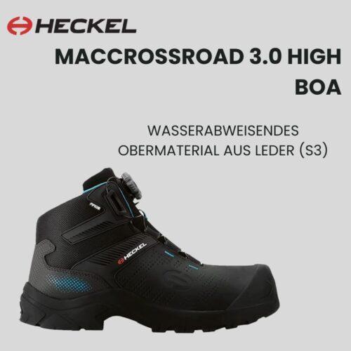 Heckel MACCROSSROAD 3.0 turvasaapad – BOA-kinnitus – Must – Suurus 43