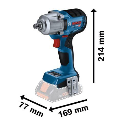 Bosch Professional 18V Aku löökmutrikeeraja GDS 18V-450 HC (450 Nm pingutusmoment