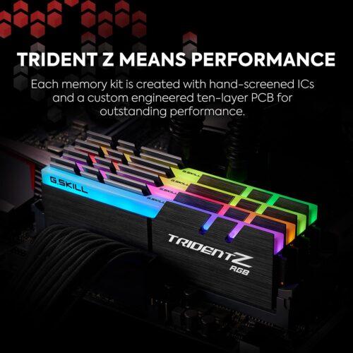 G.SKILL Trident Z RGB F4-3600C18D-32GTZR Mälu Moodul 32 GB (2 x 16 GB) DDR4 3600 MHz