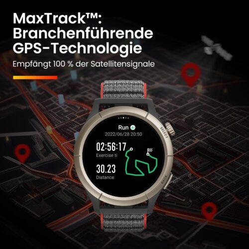 Amazfit Cheetah Pro 47mm jooksu-nutikell kahe sagedusriba GPS-i