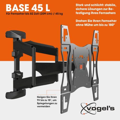 Vogel's Base 45 L pööratav TV-seinakinnitus 40-80-tollistele teleritele