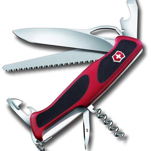 Victorinox Ranger Grip 79 taskunuga, 12 funktsiooni, ühe käega avatav lukustuv tera