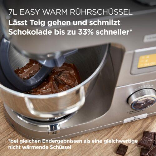 Kenwood Titanium Chef Patissier XL KWL90.034SI – Köögikombain integreeritud kaaluga & 7L kausiga soojendusfunktsiooniga