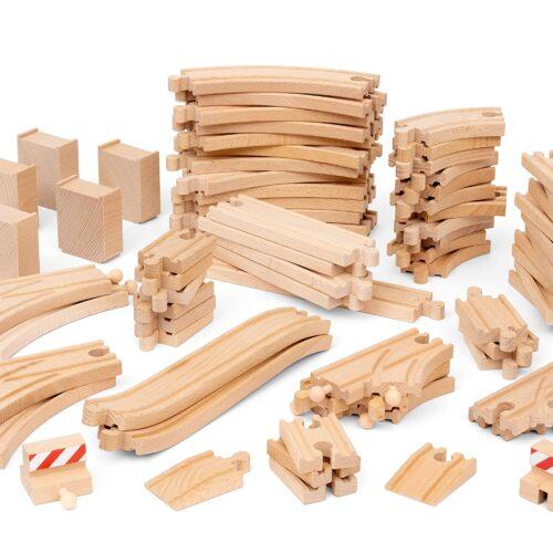 BRIO World 36030 DeLuxe rööbaste komplekt – 70-osaline komplekt rööbaste