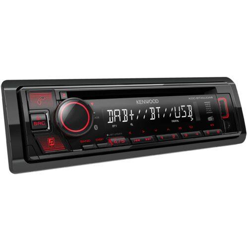 Kenwood KDC-BT450DAB CD-autoraadio DAB+ ja Bluetooth käed-vabad funktsiooniga (suure jõudlusega tuuner