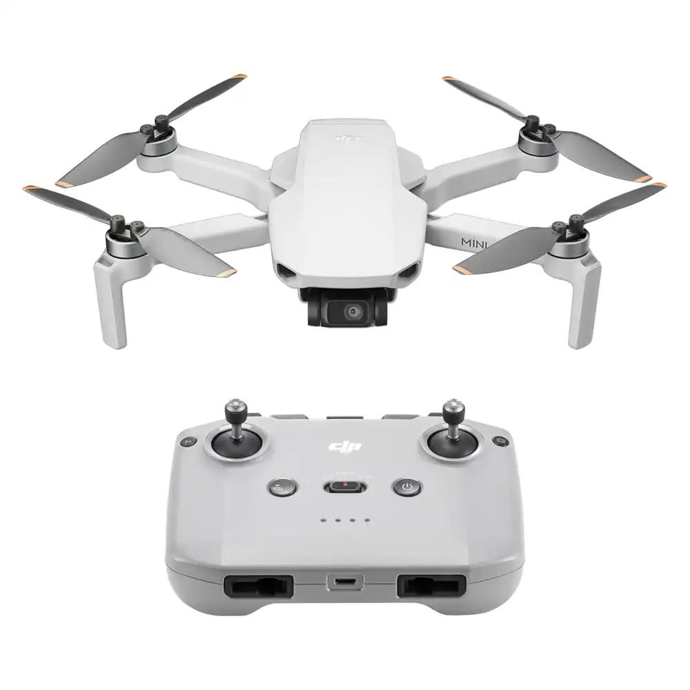 DJI Mini 4K – 4K UHD kaameraga droon täiskasvanutele, alla 249 g, 3-teljeline gimbali stabilisatsioon, 10 km videoedastus, automaatne naasmine, tuulekindlus, 31 min lennuaeg, C0, QuickShots