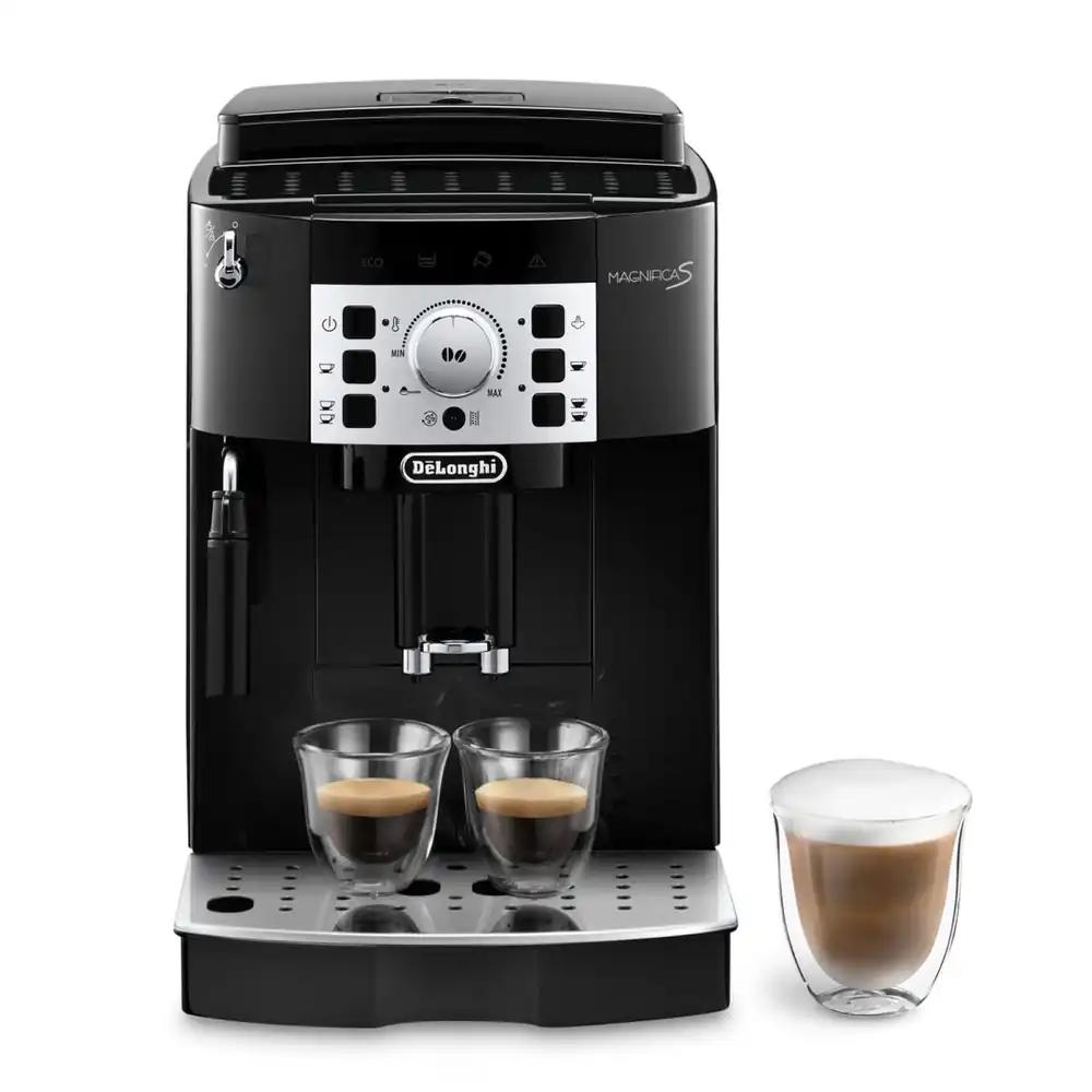 De’Longhi Magnifica S ECAM 22.110.B täisautomaatne kohvimasin piimavahustajaga, espressonuppudega, 2-tassi funktsioon, 1,8L veepaak, must/hõbedane
