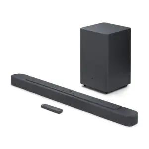 JBL Bar 2.1 Deep Bass MK2 – 2.1-kanaliline heliriba juhtmevaba bassikõlariga – Kodu kinokogemus – Stiilne ja kompaktne disain – JBL Surround Sound – Must