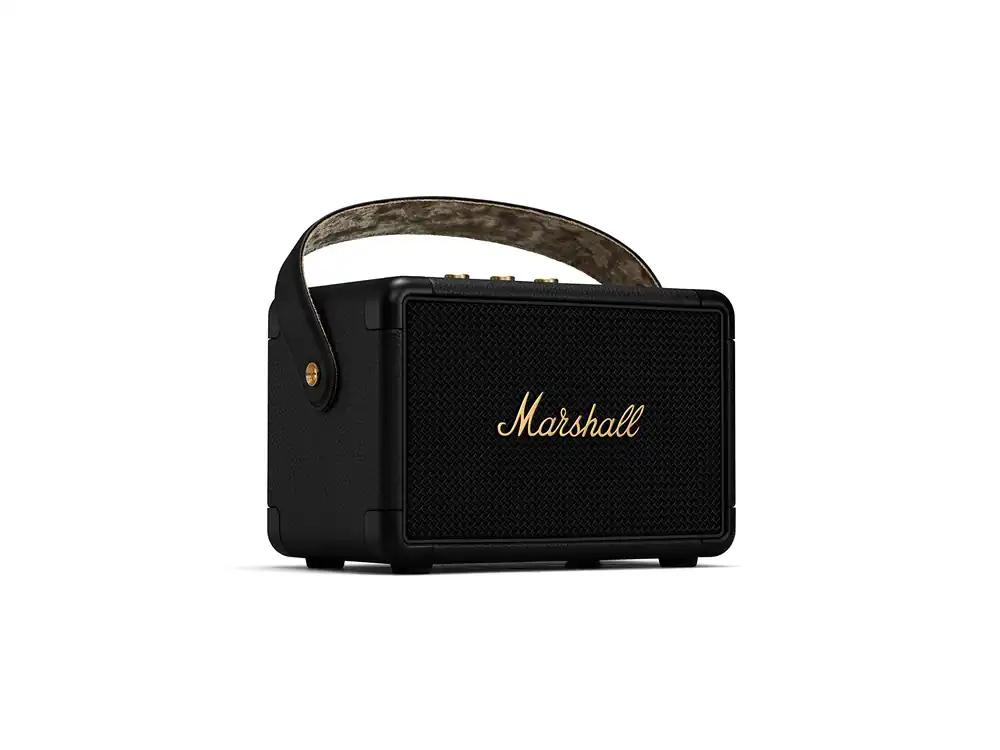 Marshall Kilburn II Bluetooth kaasaskantav veekindel kõlar – must ja messing