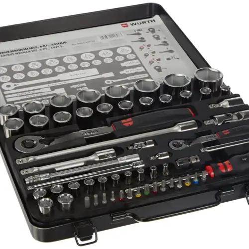 Würth Zebra padrunvõtmete komplekt 1/4 + 1/2 tolli padrunikohver