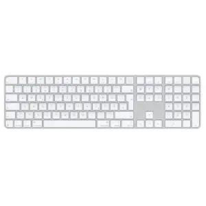 Apple Magic Keyboard Touch ID ja numbriklahvistikuga Maci jaoks (Apple kiibiga) – Saksa paigutus – Valged klahvid