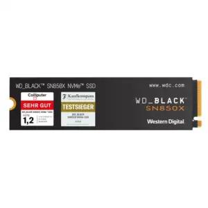 WD_BLACK SN850X NVMe SSD 2 TB sisemine SSD (Mängude salvestus